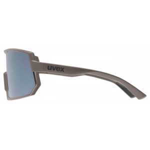 Glasses Uvex sportstyle 235 oak brown matt / mirror silver