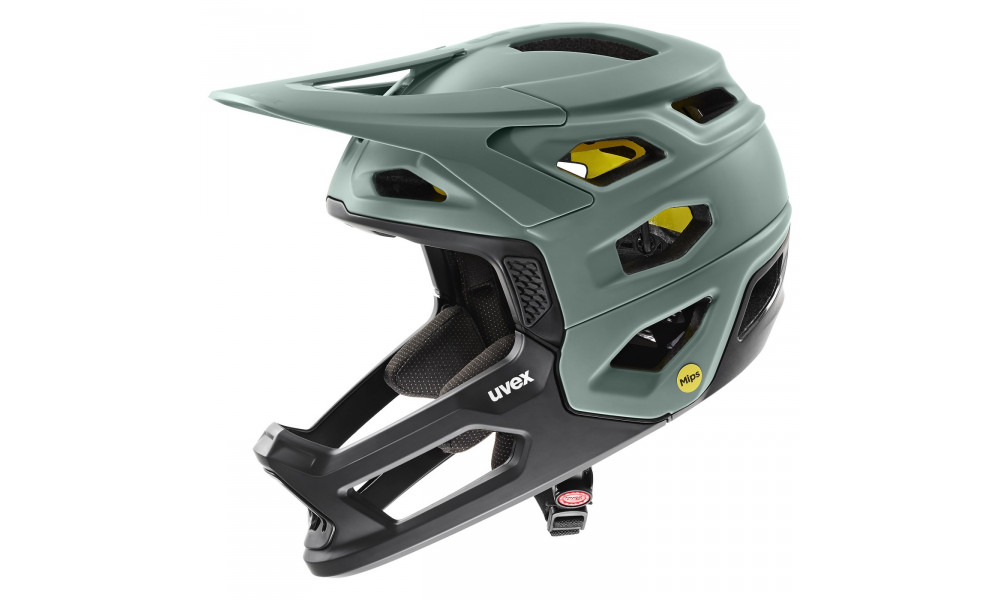 Helmet Uvex revolt MIPS moss-black - 1