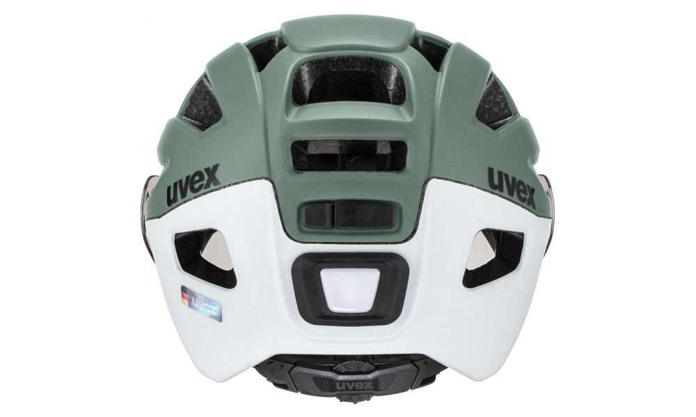 Helmet Uvex finale visor V mattoss green-cloud matt - 3