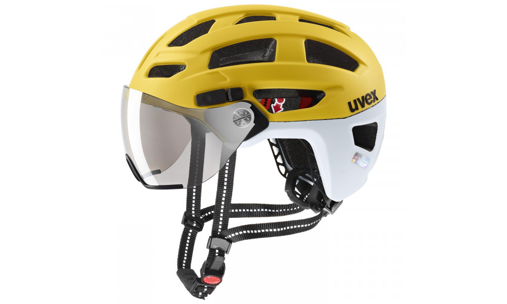 Helmet Uvex finale visor sunbee-cloud matt - 1