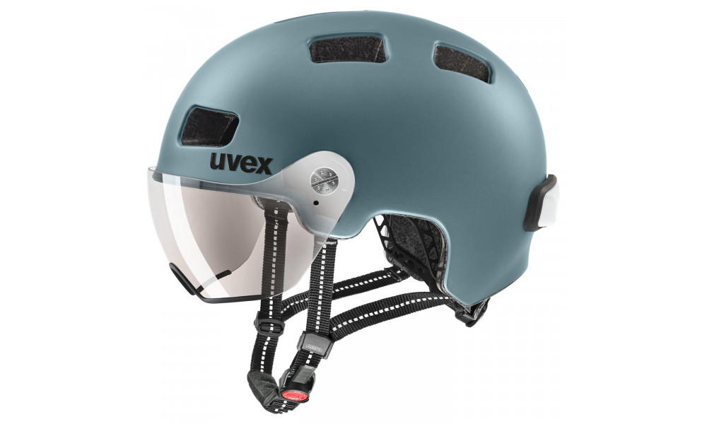 Helmet Uvex rush visor deep turquoise matt - 1