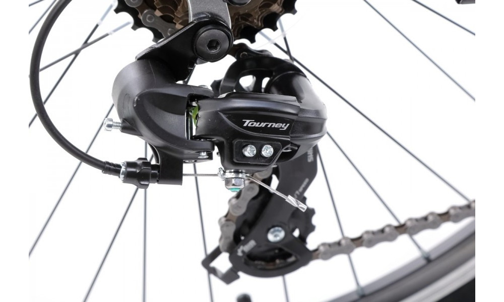 Велосипед Romet Rambler R6.0 26" 2023 black-orange-red - 2