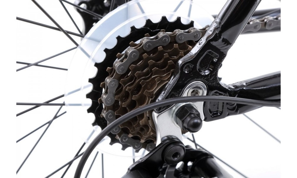 Велосипед Romet Rambler R6.0 26" 2023 black-orange-red - 4