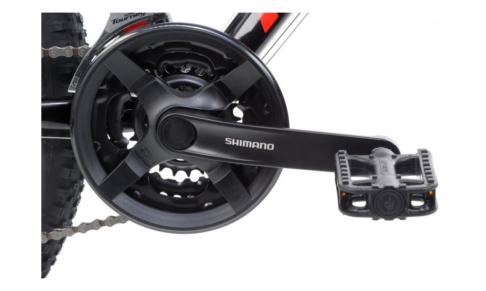 Велосипед Romet Rambler R6.0 26" 2023 black-orange-red - 6