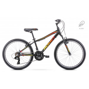 Bicycle Romet Rambler 24" 2022 black-yellow-red