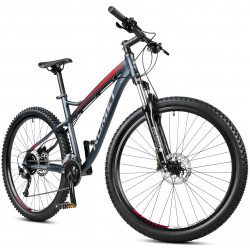 Велосипед Romet Rambler FIT 27.5" 2023 black-red