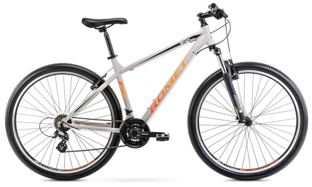 Велосипед Romet Rambler R9.0 29" 2023 grey-black-orange - 1