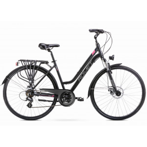 Bicycle Romet Gazela 26 2 2023 black-pink