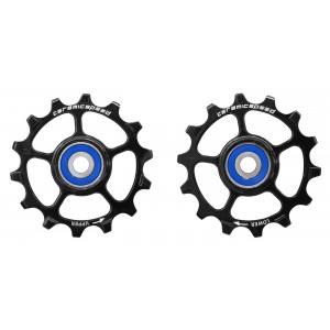Tension and guide pulley set CeramicSpeed for SRAM Eagle & Eagle AXS 1-12 Alloy 626 stainless steel black (103343)