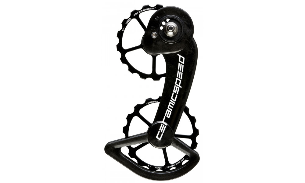 Ролики заднего переключателя CeramicSpeed Oversized for SRAM 10+11s Mechanical Alloy 607 stainless ste 