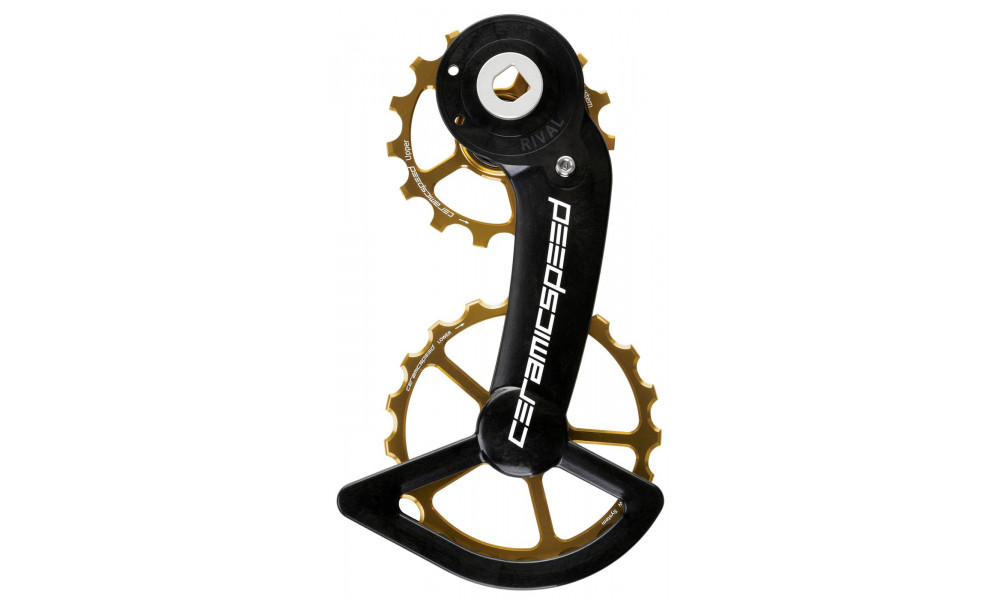 Ролики заднего переключателя CeramicSpeed Oversized for SRAM Rival AXS Alternative Alloy 607 stainless 