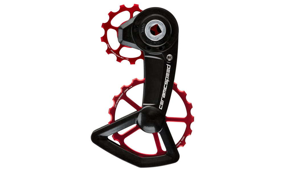 Ролики заднего переключателя CeramicSpeed Oversized X for SRAM Red/Force/Rival AXS XPLR Alloy 607 stai 