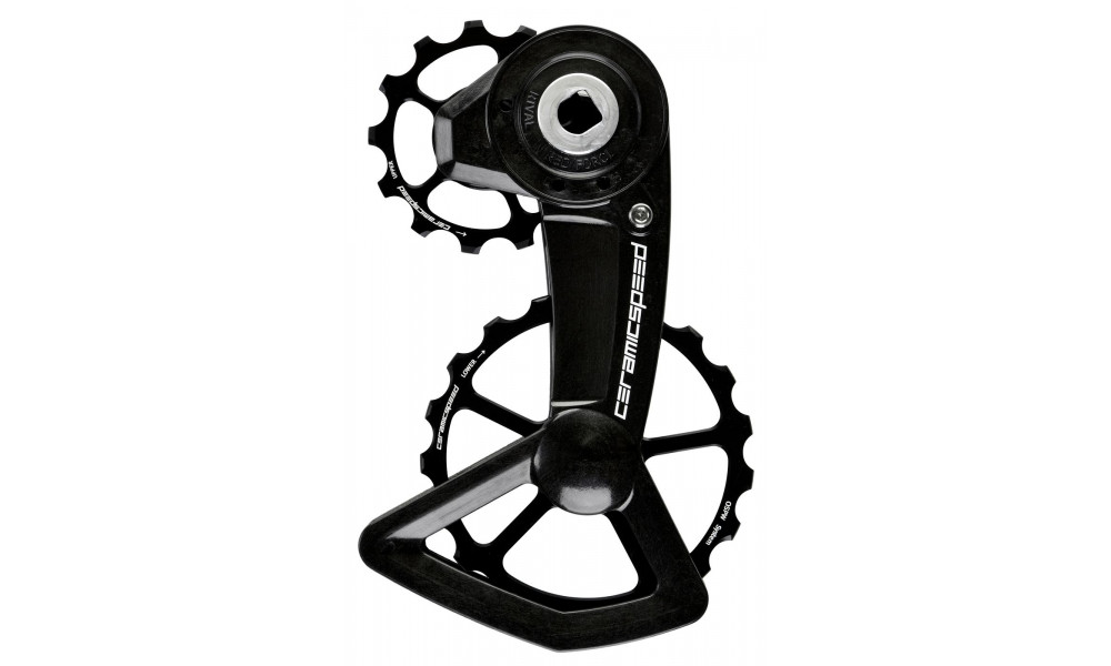 Ролики заднего переключателя CeramicSpeed Oversized X for SRAM Red/Force/Rival AXS XPLR Ctd Alloy 607  