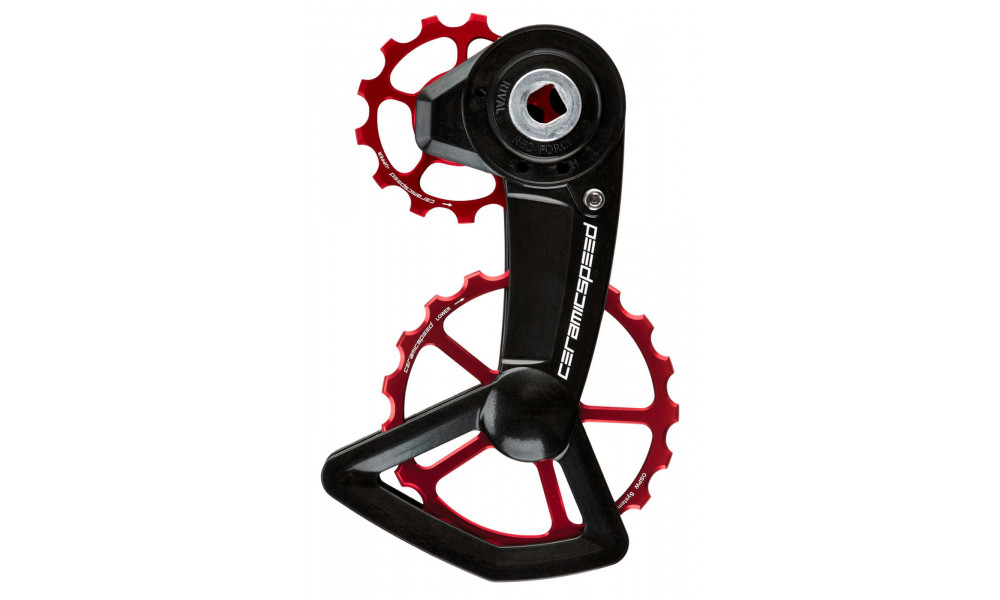 Ролики заднего переключателя CeramicSpeed Oversized X for SRAM Red/Force/Rival AXS XPLR Ctd Alloy 607  