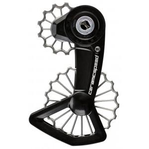 Tension and guide pulley set CeramicSpeed Oversized X 3DTi for SRAM Red/Force/Rival AXS XPLR Ct 07 Coated (111351)
