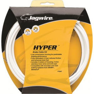 Brake cable kit with housing Jagwire Universal Sport Road & MTB white