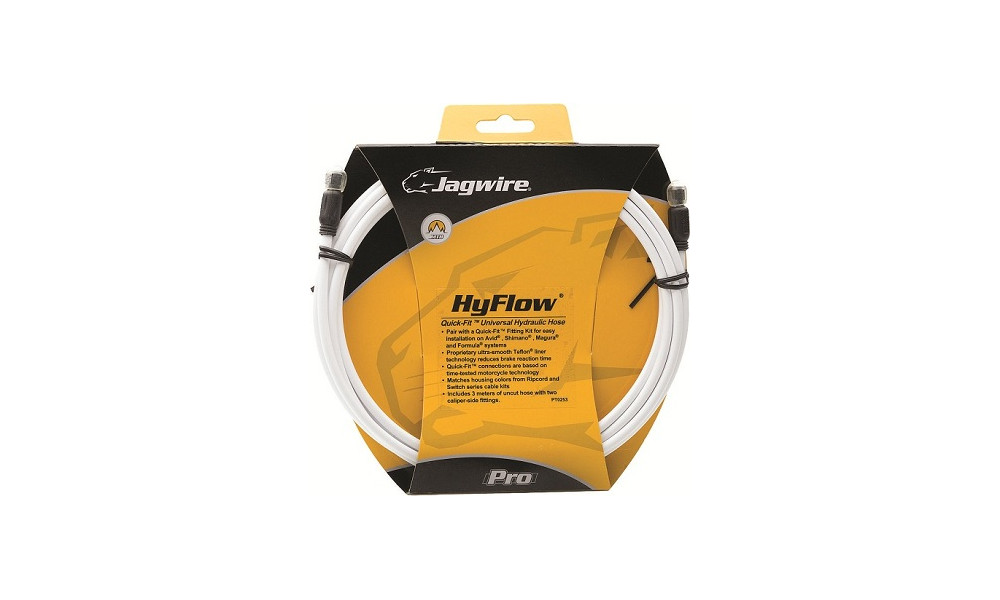 Комплект гидравлических шлангов для дисковых тормозов Jagwire Mountain Pro white - 2