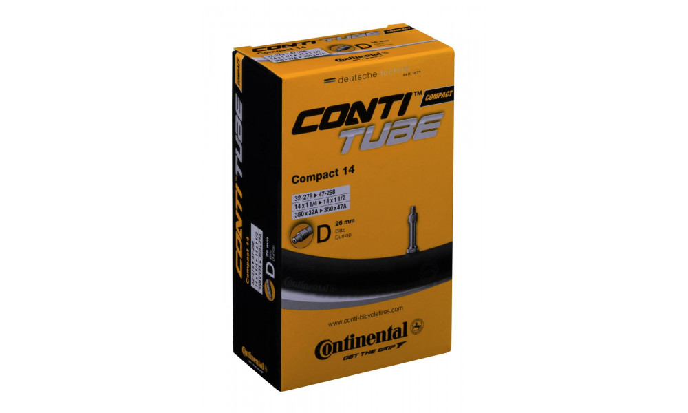 Tube 14" Continental Compact D26 (32-279/47-298) - 2