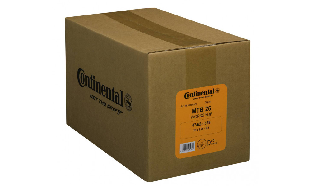 Kamera 26" Continental MTB D40 (47/62-559) Workshop (50pcs.) 