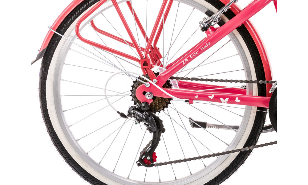 Bicycle Romet Panda 1 24" Alu 2023 pink - 7
