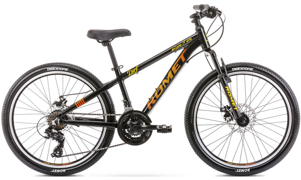 Bicycle Romet Rambler Dirt 24" Alu 2023 black-orange - 1