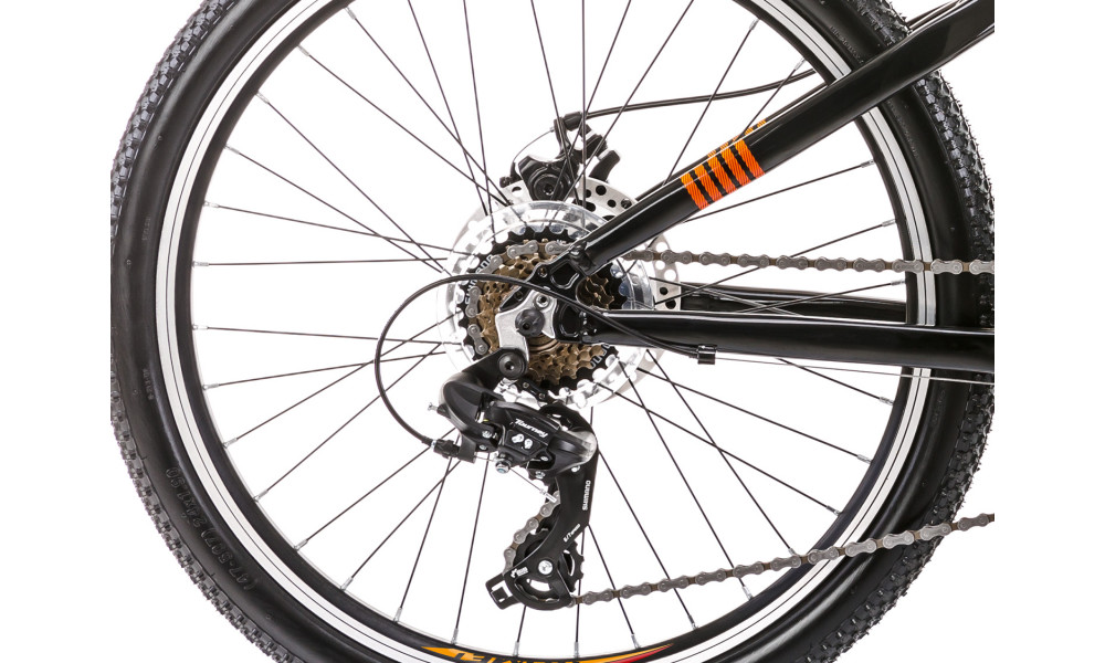 Bicycle Romet Rambler Dirt 24" Alu 2023 black-orange - 7