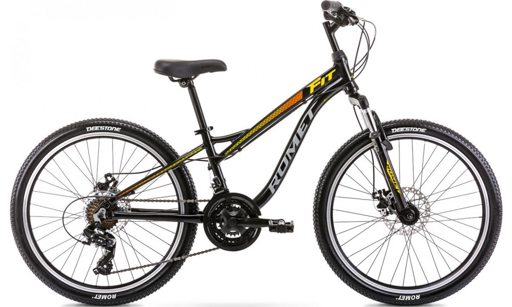 Велосипед Romet Rambler FIT 24" Alu 2023 black - 1