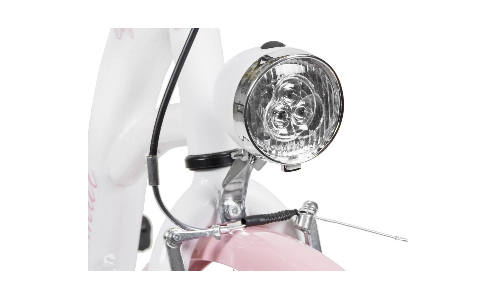 Велосипед AZIMUT City Lux 26" 2025 white-pink - 6