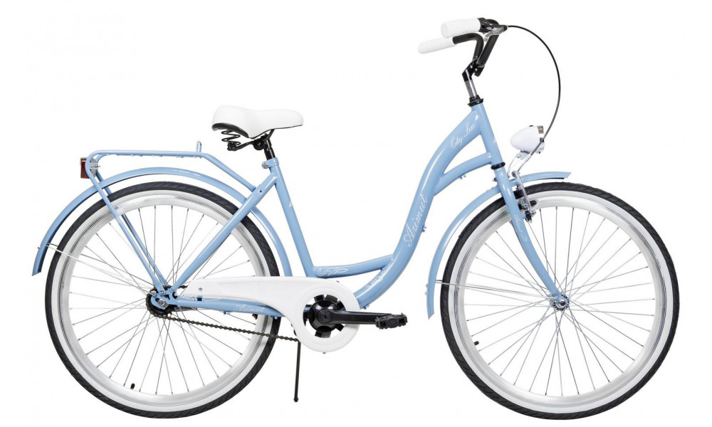 Bicycle AZIMUT City Lux 26" 2023 light blue-white - 5