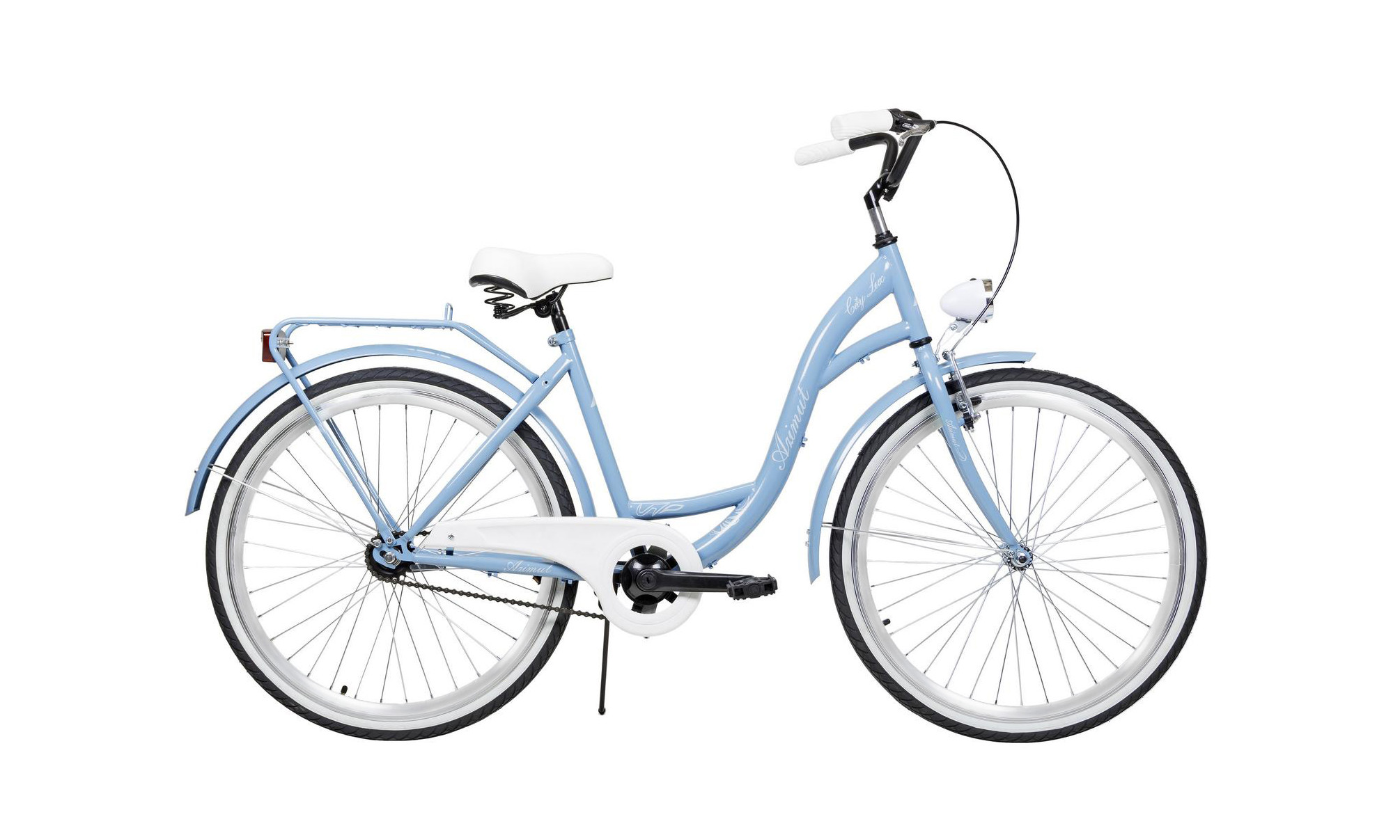 Велосипед AZIMUT City Lux 26" 2025 light blue-white - 5