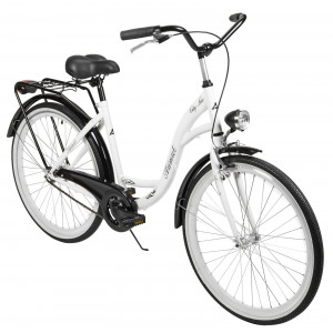 Bicycle AZIMUT City Lux 26" 2023 white-black