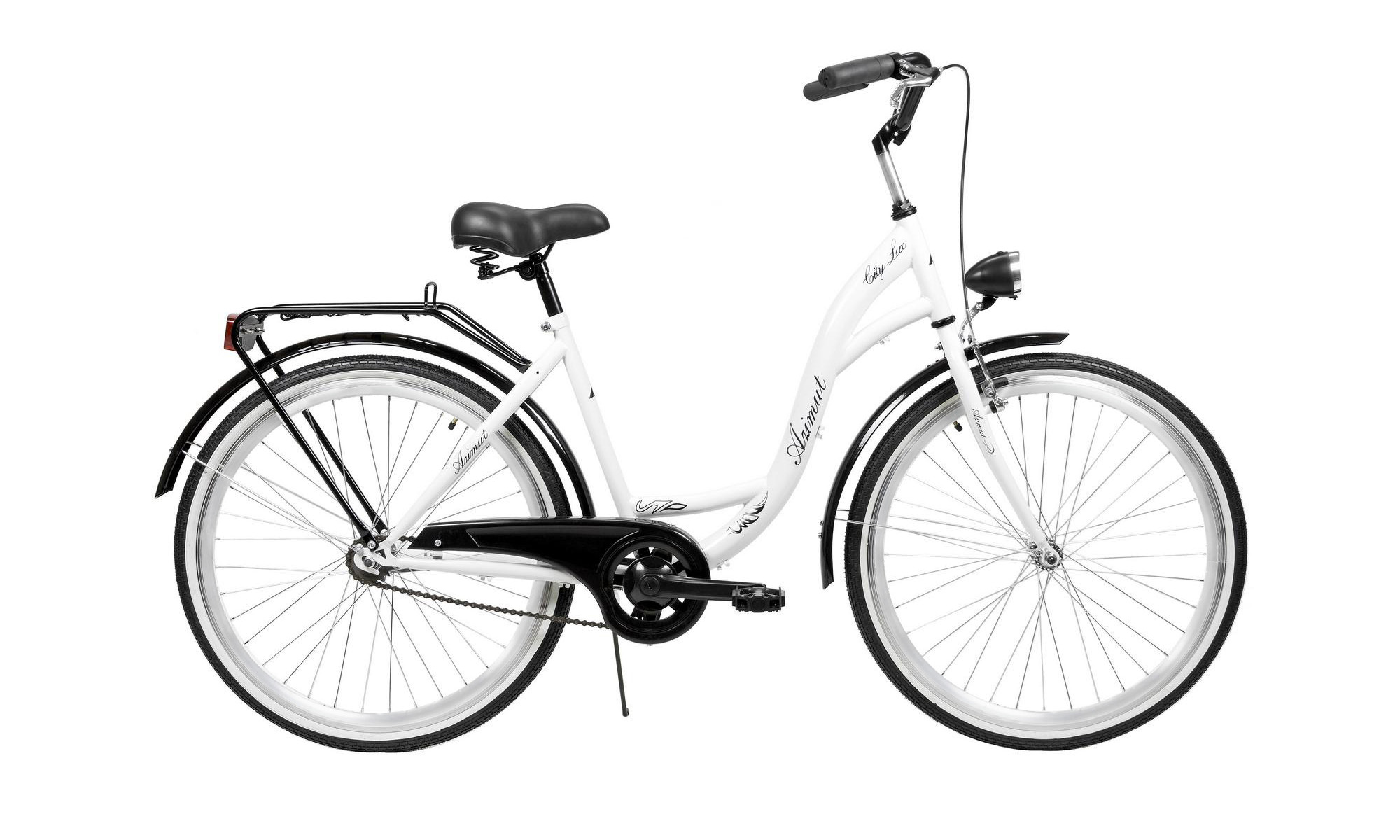 Bicycle AZIMUT City Lux 26" 2025 white-black - 9
