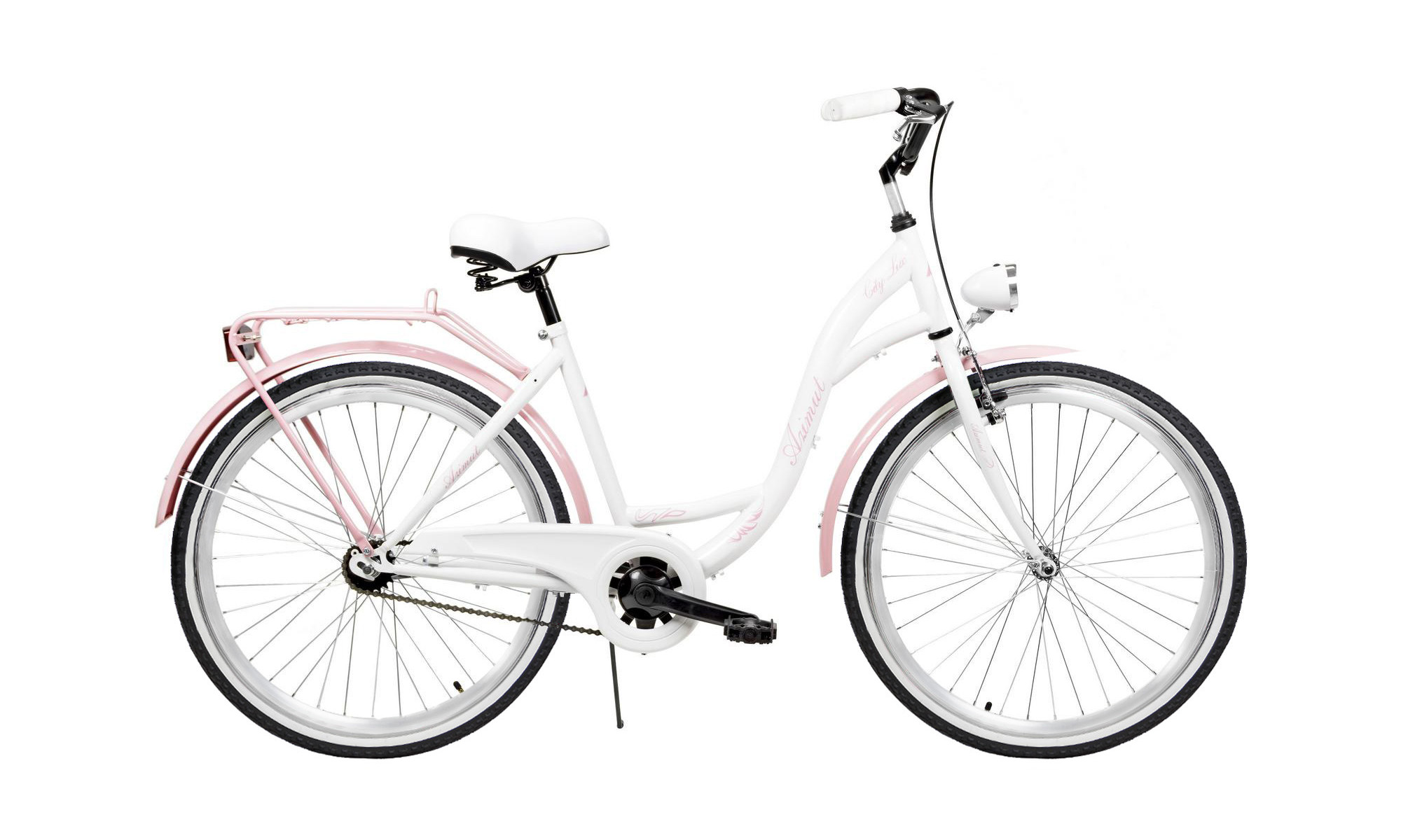 Bicycle AZIMUT City Lux 26" 2025 white-pink - 7