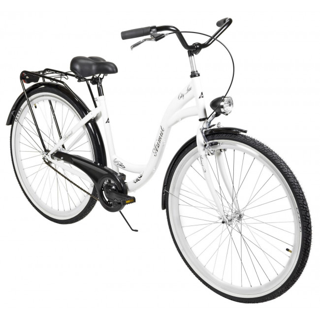 Bicycle AZIMUT City Lux 28" 2025 white-black