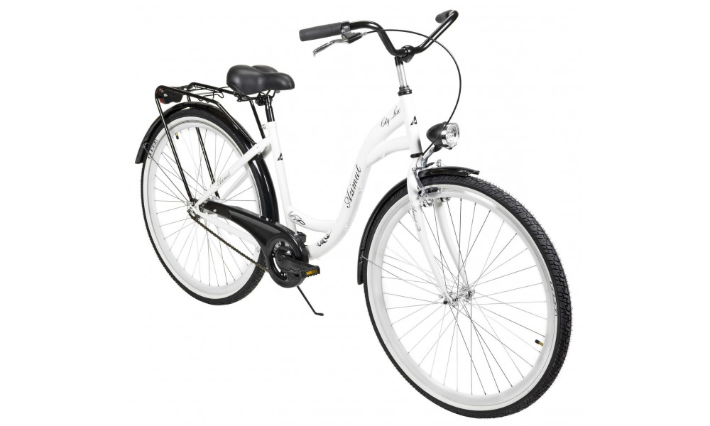 Bicycle AZIMUT City Lux 28" 2025 white-black - 7
