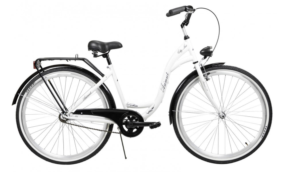 Bicycle AZIMUT City Lux 28" 2023 white-black - 8