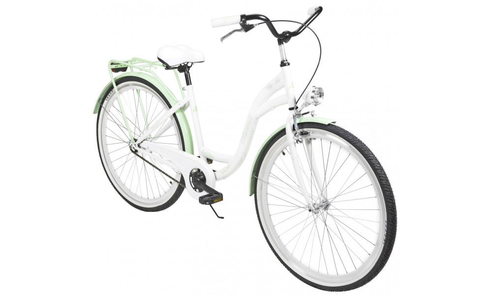 Bicycle AZIMUT City Lux 28" 2023 white-mint - 6