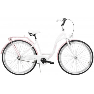 Bicycle AZIMUT City Lux 28" 2023 white-pink