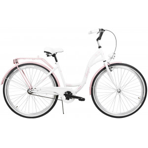 Велосипед AZIMUT City Lux 28" 2025 white-pink