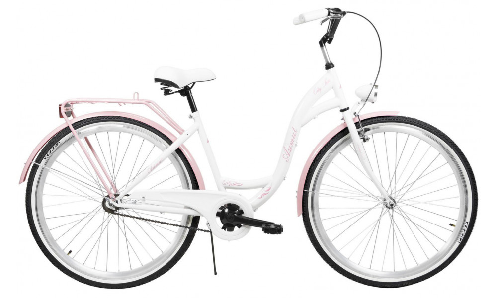 Bicycle AZIMUT City Lux 28" 2023 white-pink - 7