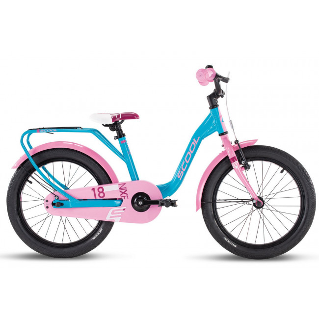 Bicycle S'COOL niXe 18" 1-speed coaster-brake Aluminium ocean-pink