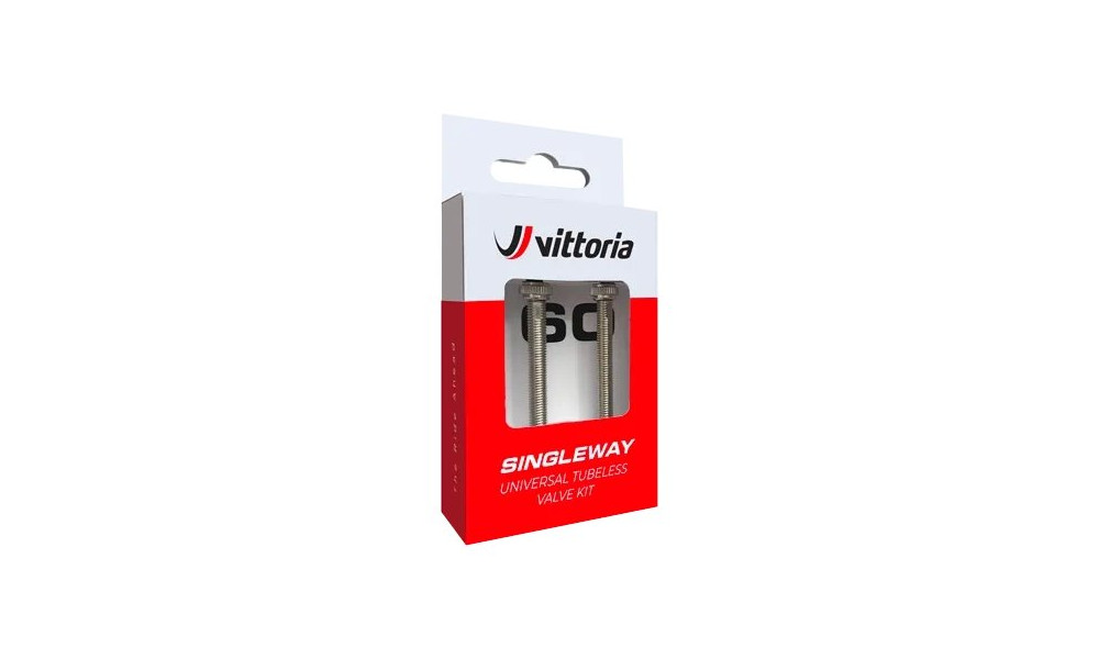 Tubeless Valve Vittoria Singleway brass black 60mm 2pcs. - 4