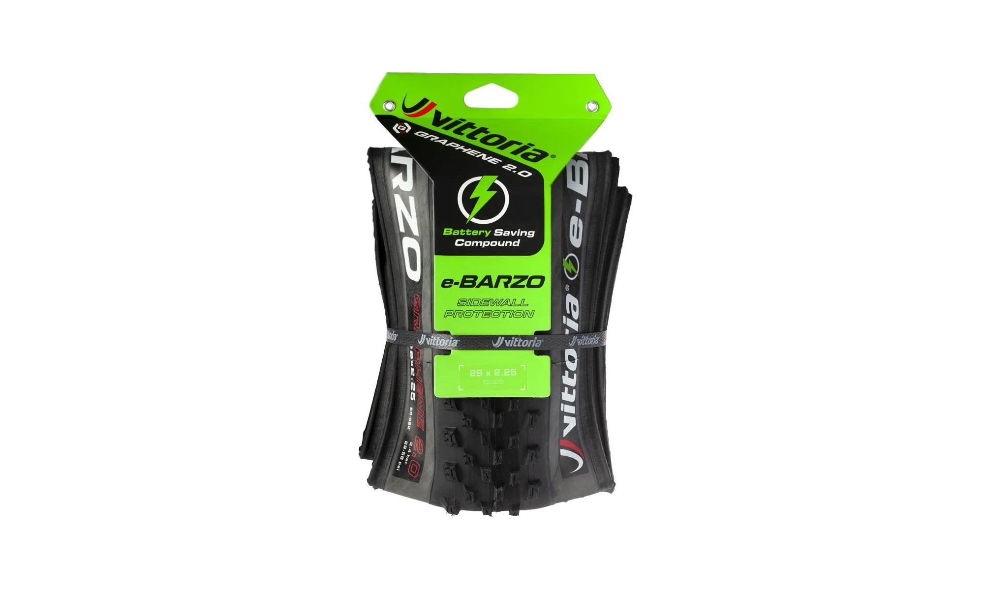 Tire 29" Vittoria e-Barzo XC-Trail TNT Fold 29x2.6 / 65-622 anthracite-black - 2