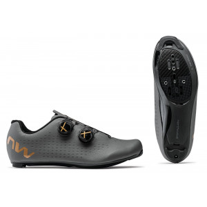 Cycling shoes Northwave Revolution 3 dark grey-gold