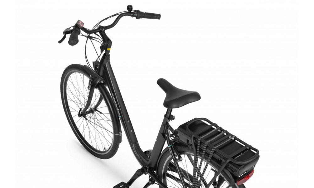 Электрический велосипед Ecobike Basic 28" 2023 black - 7