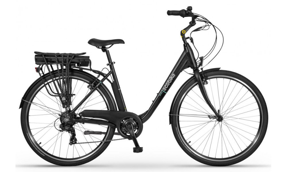 Электрический велосипед Ecobike Basic 28" 2023 black - 8