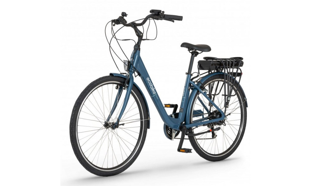 Электрический велосипед Ecobike Basic 28" 2023 petrol blue - 9