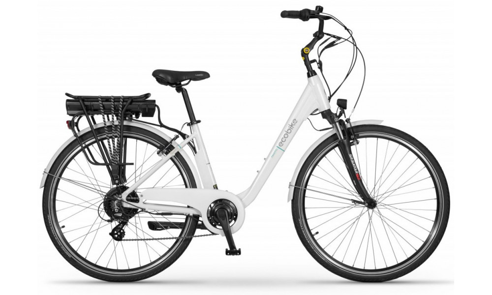 Электрический велосипед Ecobike Traffic 28" 2023 white - 9