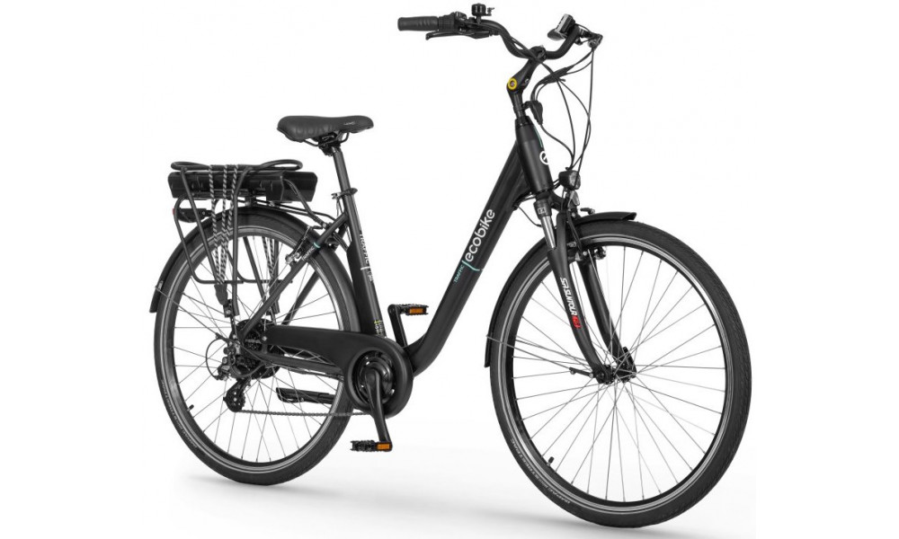 Электрический велосипед Ecobike Traffic 28" 2023 black - 1
