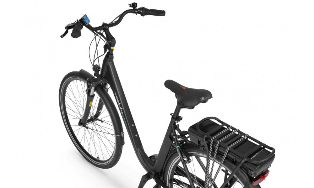 Электрический велосипед Ecobike Traffic 28" 2023 black - 6